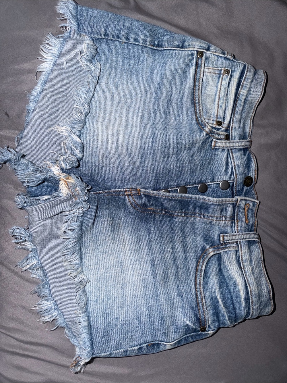 Windsor Two-Tone Blue Denim Shorts